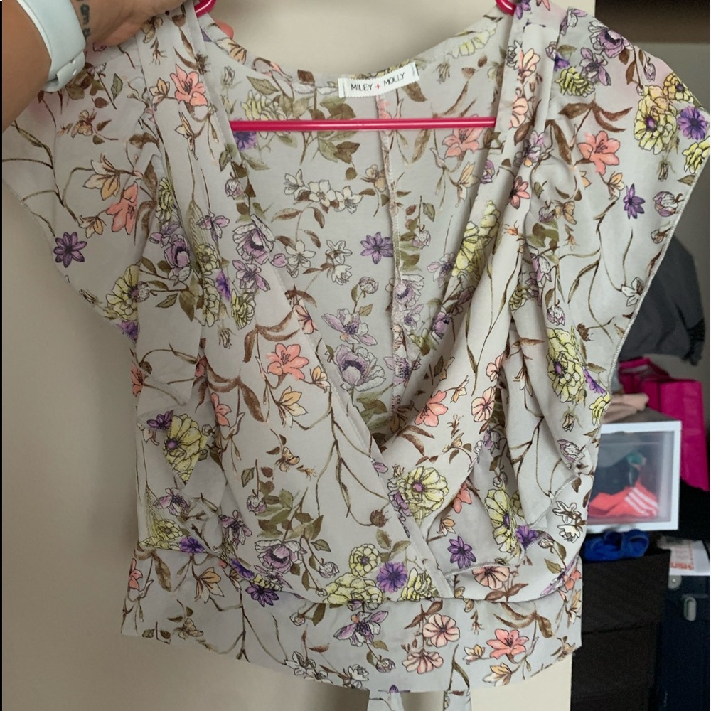 Tie back crop top